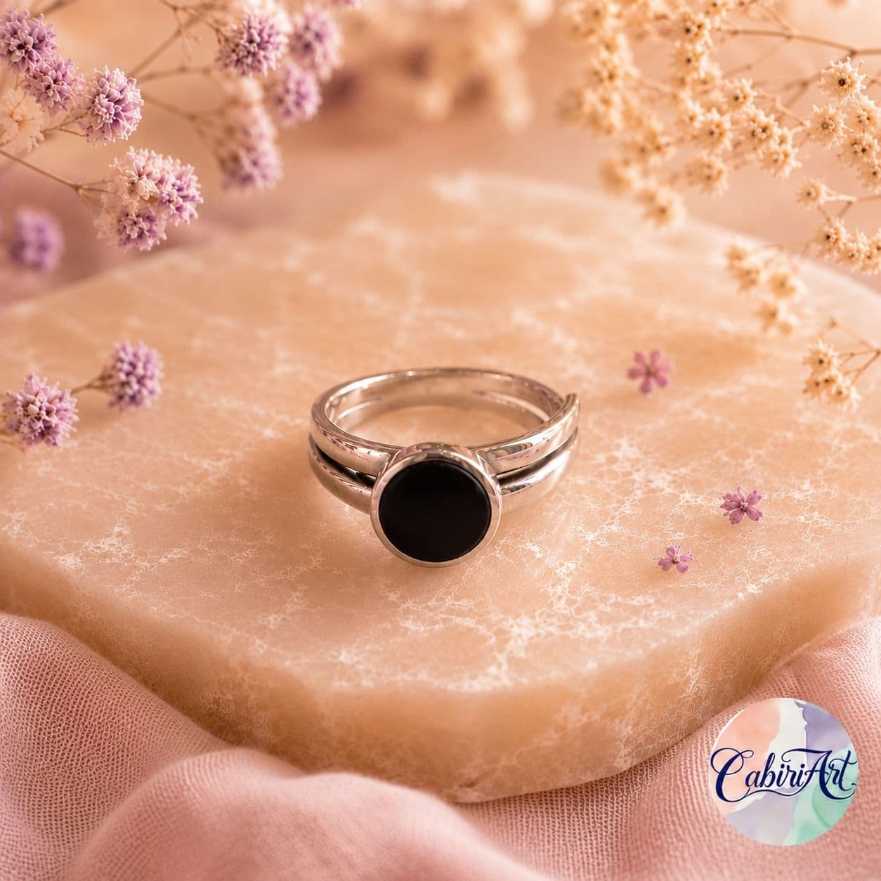 Anillo obsidiana