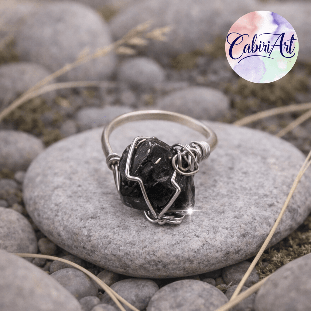 Anillo obsidiana