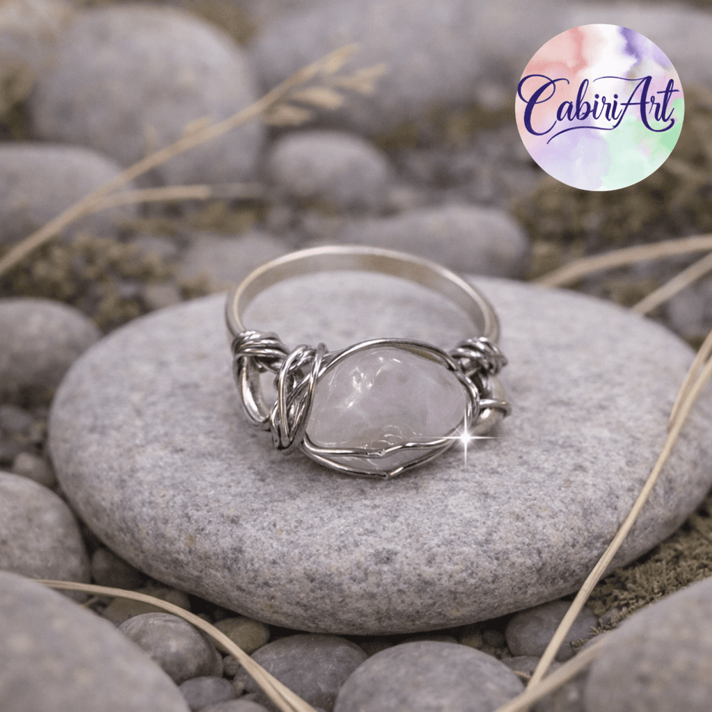 Anillo Cuarzo rosa
