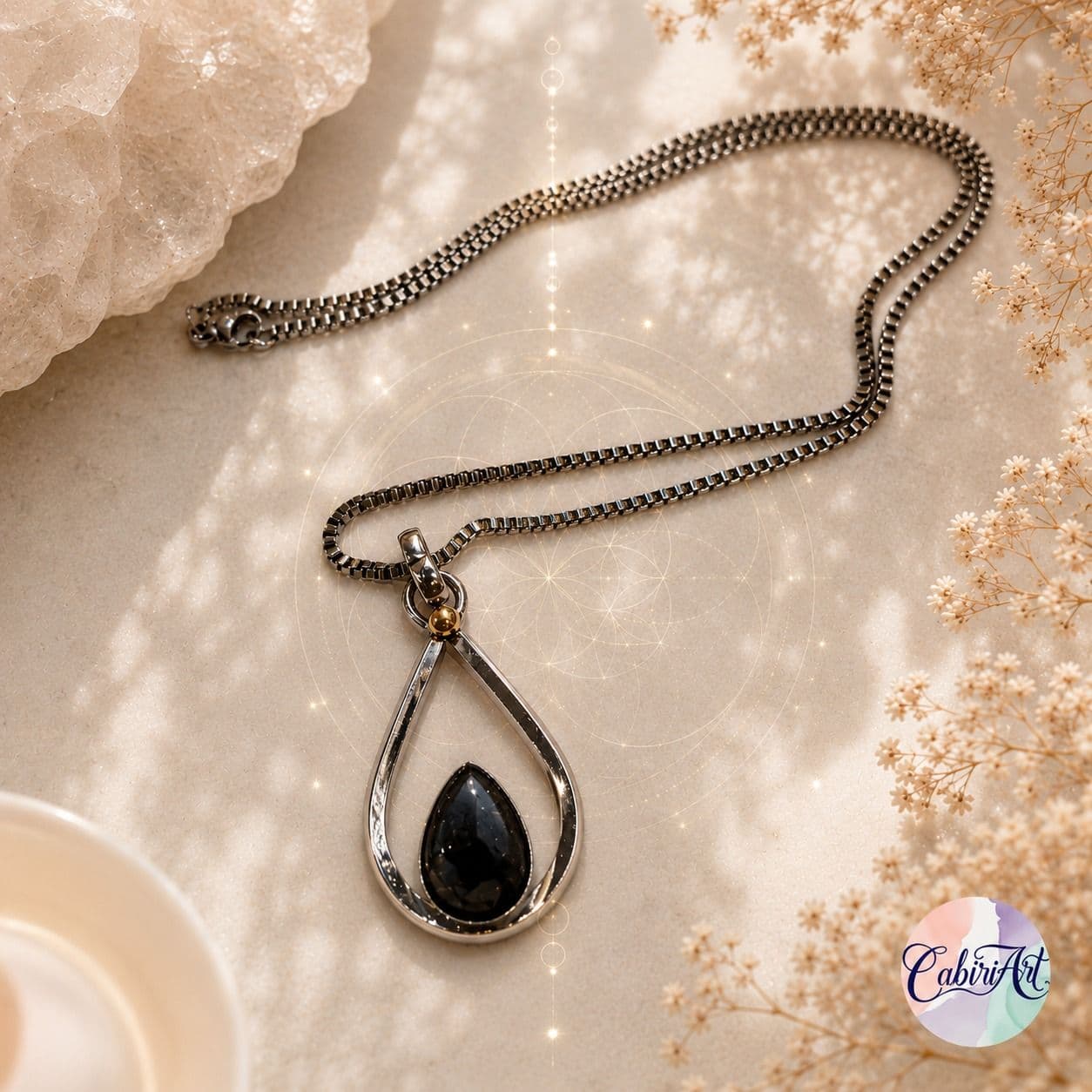 Dije gota obsidiana