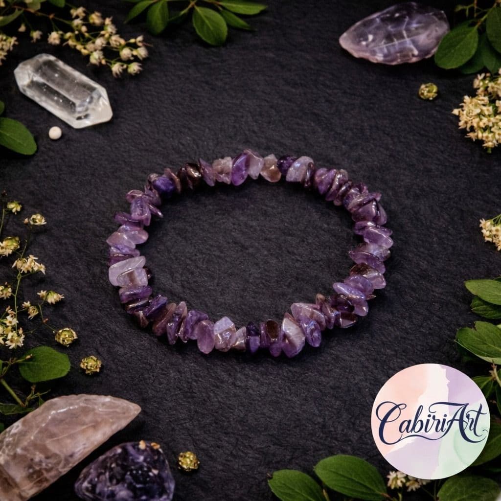 Pulsera escallas amatista