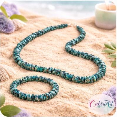 Conjunto turquesa
