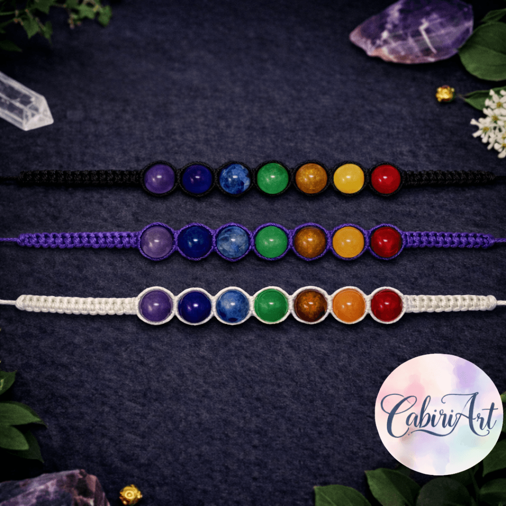 Pulsera Macramé 7 Chakras